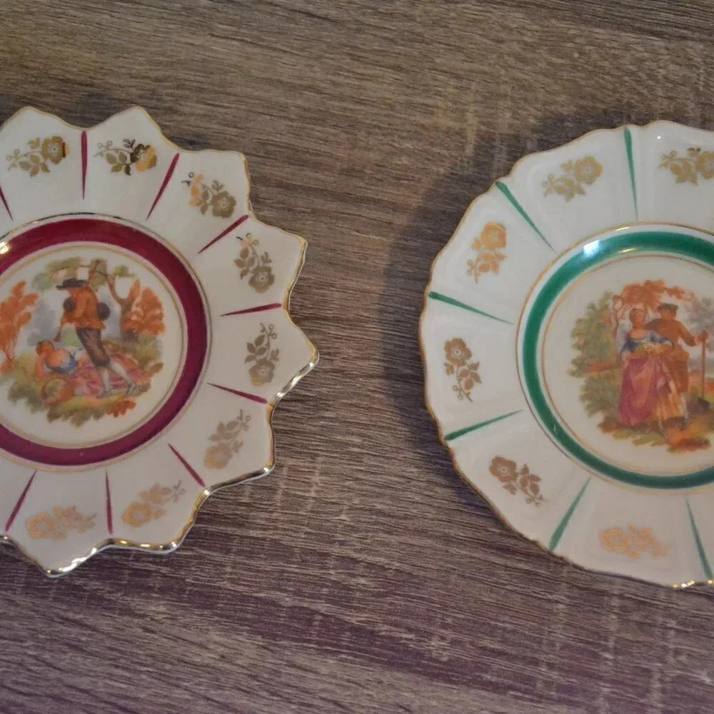 Vtg Schrvarzenhammer Bavaria Germany Decorative Mini Plates